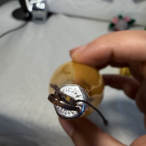 Lot Of Vintage 1960’s Christmas Ornaments West Germany Glass, Handmade, Etc - Picture 10 of 10